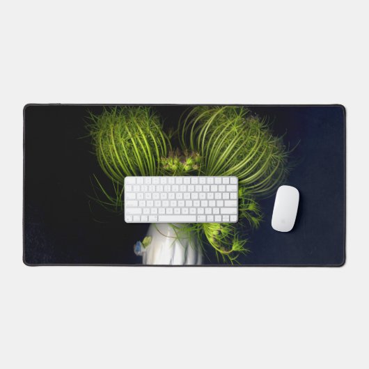 Coeur vert en noir (Clavier et souris)