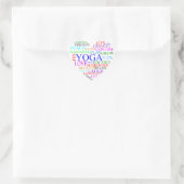 Coeur Yoga Sticker (Sac)