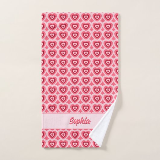 CŒURS (Serviette à main)