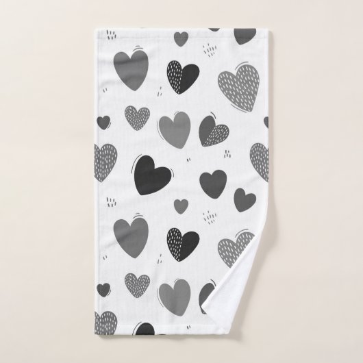 Coeurs 1 (Serviette à main)