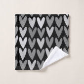 Coeurs 4 (Gant de toilette)