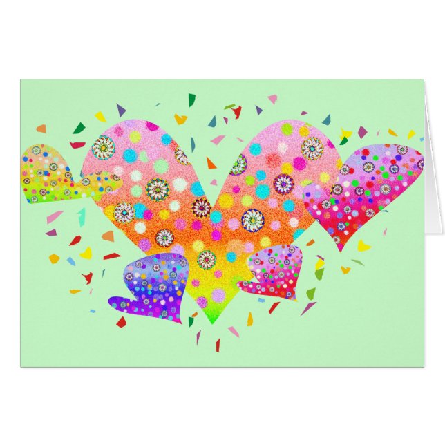 Coeurs (amour, 爱 d'intrigue amoureuse) A2 (Devant horizontal)