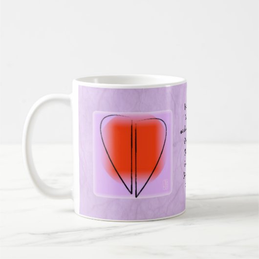 Cœurs. Amour. Mug (Gauche)