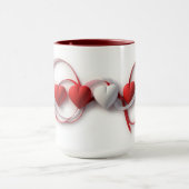 Coeurs artistiques Mug (Centre)