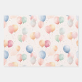 Coeurs Balloons Coupe gâteaux Enveloppement Papier (Devant 2)