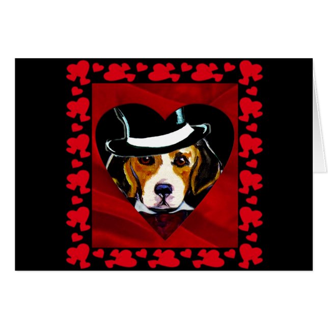 Coeurs beagles (Devant horizontal)