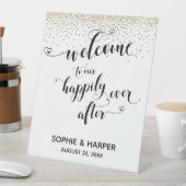 Coeurs Bienvenue à notre joyeux Signe d'or (In SItu)