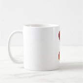 Coeurs Blanc 325 ml Mug blanc classique (Gauche)
