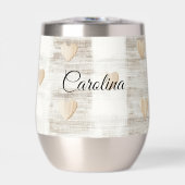 Coeurs Boho Beige Blanc Crème (Avant)