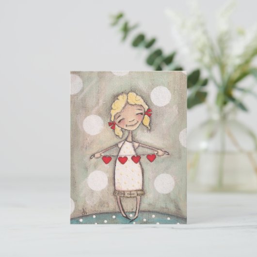 Coeurs - Carte postale (Debout devant)