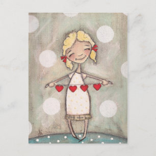 Coeurs - Carte postale