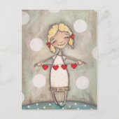 Coeurs - Carte postale (Devant)