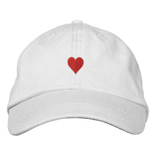 Coeurs Casquette brodé