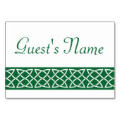 Coeurs Celtic Weave dans la carte Green Table (Dos)