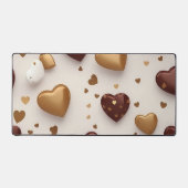 Coeurs chocolat et or (Recto)