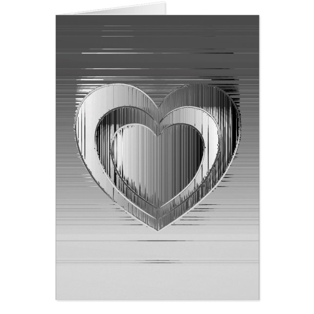 Coeurs chromés polis (Devant)