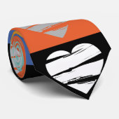 Coeurs colorés - Cravate (Roulé)