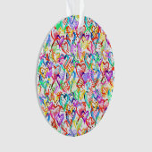 Coeurs colorés mignons motif (devant)