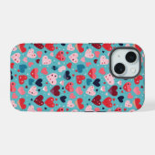 Coeurs colorés Motif mignon (Verso Horizontal)