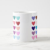 Coeurs colorés Mugs (Devant)