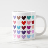 Coeurs colorés Mugs (Droite)