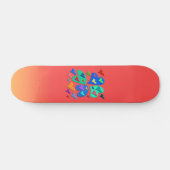 Coeurs colorés Planche de Skateboard (Horz)