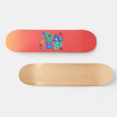 Coeurs colorés Planche de Skateboard (Horz)