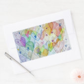 Coeurs communautaires Aimer Stickers Art Étiquette (Enveloppe)