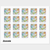 Coeurs communautaires Aimer Stickers Art Étiquette (Feuille)