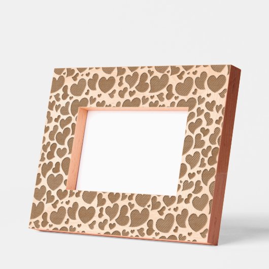 Coeurs courbes Cadre d'image ajusté (Gauche)