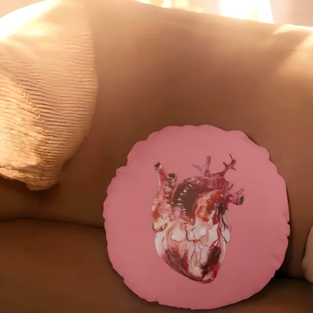 Coeurs Coussins ronds (Créateur téléchargé)