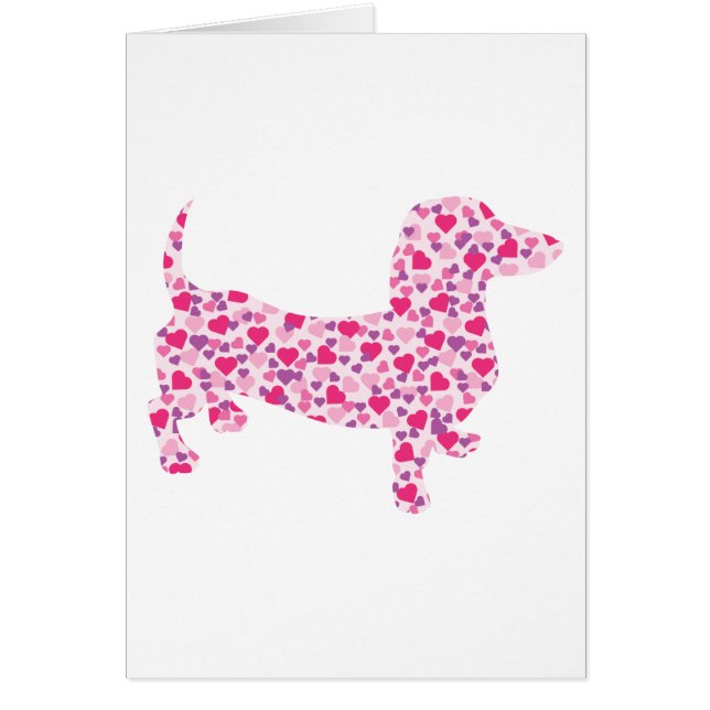 Coeurs Dachshund (Devant)