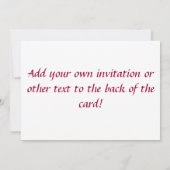 Coeurs d'amitié d'or Invitations ou invitations (Dos)