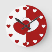 Coeurs D'Amour Autour De L'Horloge - Horloge Rouge (Recto)