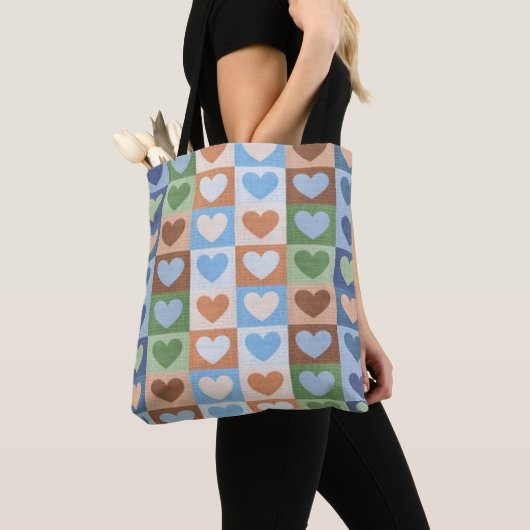 Coeurs d'amour ? Ce sac est pour VOUS ! Sac fourre (De près)
