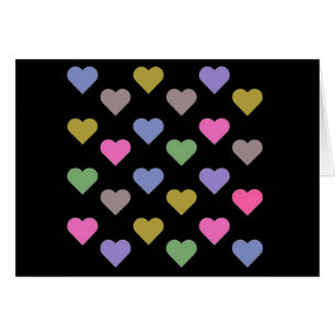 Coeurs d'amour colorés