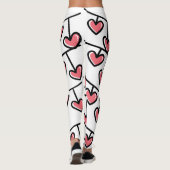 Coeurs d'amour Leggings de la Saint-Valentin (Dos)