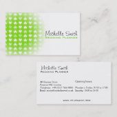 Coeurs d'amour mignons carte de visite wedding pla (Devant / Derrière)