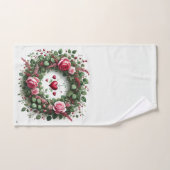 Cœurs d'amour Roses Saint-Valentin (Serviette à main)