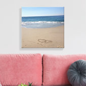 Coeurs dans la toile de sable (Insitu(Salon))