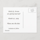 Cœurs dans les Cartes Postales pour Sauver la Date (Dos)