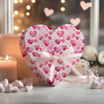Coeurs d'aquarelle envoûtants | Motif pois<br><div class="desc">Parfait pour les mariages, les douches nuptiales, les baby showers, les anniversaires, la Saint-Valentin et d'autres occasions spéciales qui demandent un mélange d'élégance ultra-féminine et de charme ludique, ce coeur d'aquarelle enchanteur et motif pois est garanti pour captiver et ravir les destinataires de tous les âges. Son design délicat apporte...</div>