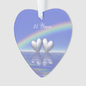 Coeurs d'argent du 25e anniversaire (devant)