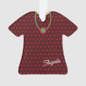 Coeurs d'art folklorique Motif Robe de Noël & Pend (devant)