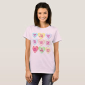 Coeurs de bonbons TShirt : tenue de Saint Valentin (Devant entier)