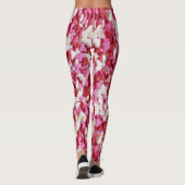 Coeurs de bonbons Valentines Jour Leggings (Dos)