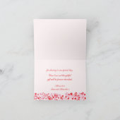 Coeurs de carte de remerciements de photo de (Intérieur)