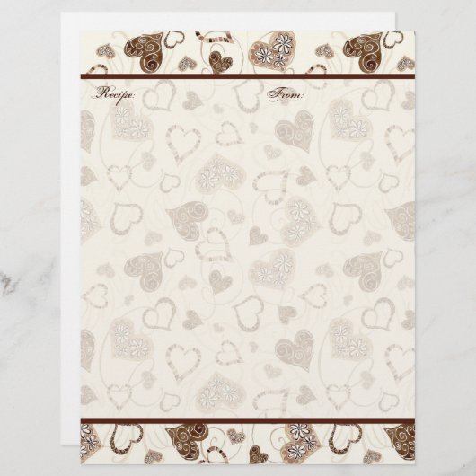 Coeurs de chocolat Mariage nuptiale Recette Pages  (Devant / Derrière)