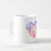 Coeurs de coeur Dessin Mug classique (Devant gauche)