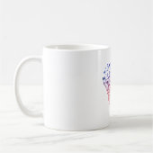 Coeurs de coeur Dessin Mug classique (Gauche)